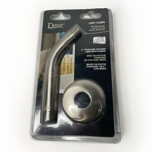 Danze D481136BN 6" Shower Arm w/ Flange Brushed Nickel New Plumbing Fixture